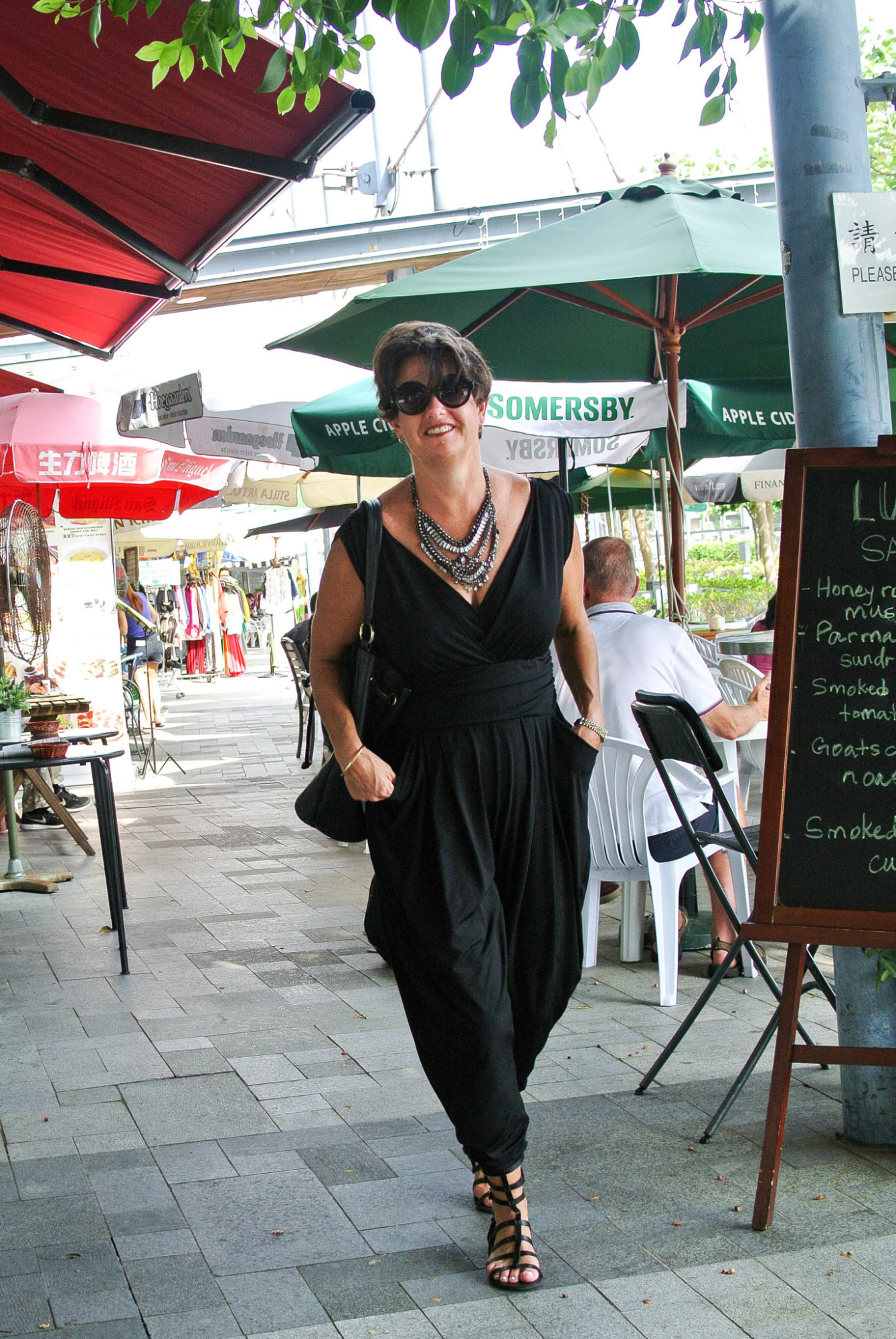 Black cheap travel jumpsuit